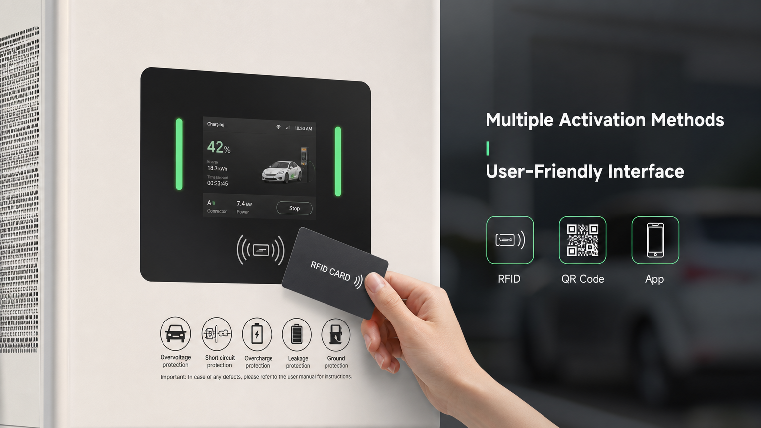 MIDA 80kW Dual Gun Commercial Pedestal DC Fast Charger CE Certified for European Market - 1. High-Performance Dual-Gun Architecture & Commercial DC Fast Charging