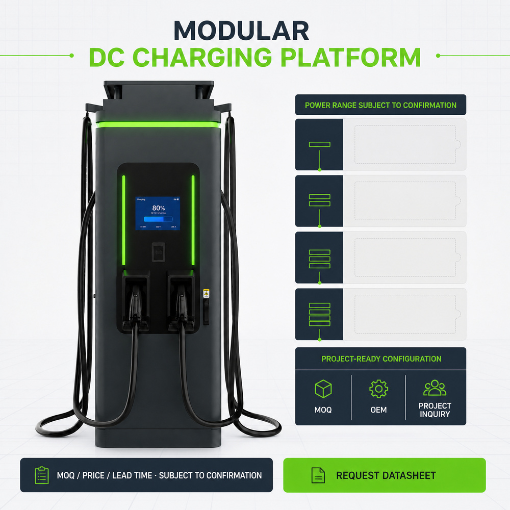 MIDA 210kW High Power DC Fast Charging Station Dual CCS2 with POS Terminal Payment - 2. 150V–1000V Wide Voltage Matrix & High-Power DC Fast Charging