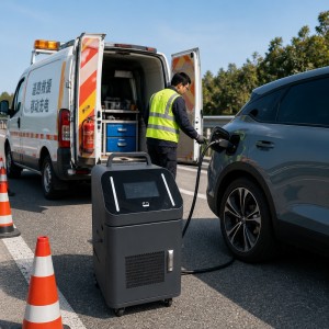 MIDA 20kW Small Footprint Mobile DC Fast Charger for Car Rental Agencies and Logistics Hubs