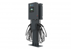 44kw 88kw Wall-mounted Charger Station with dual Type2 cables