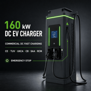 MIDA 60kW Dual Output DC Fast Charger CCS2 Type 2 for Hotel and Workplace Parking