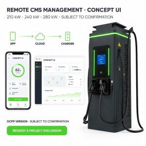 MIDA 60kW Dual Output DC Fast Charger CCS2 Type 2 for Hotel and Workplace Parking