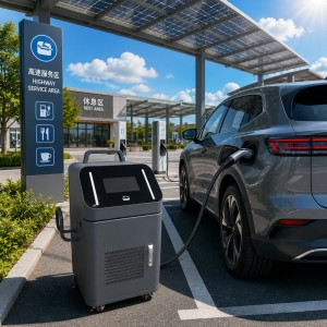 MIDA 20kW Compact Mobile DC Fast Charger with 7-inch Touchscreen and Smart RFID Control