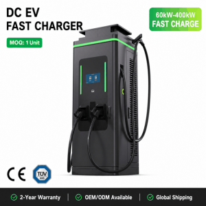 100kW Outdoor Commercial DC Fast EV Charger TUV CE Certified OCPP 2.0.1 Smart Grid