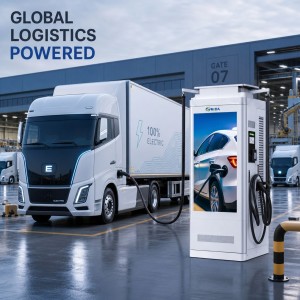 MIDA 160kW Commercial Superfast EV Charging Station with Media Ad Screen Dual CCS2