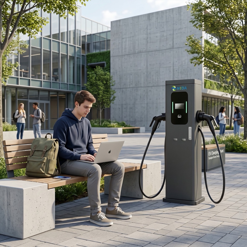 22kW Commercial AC Charging Pile with Type 2 Socket