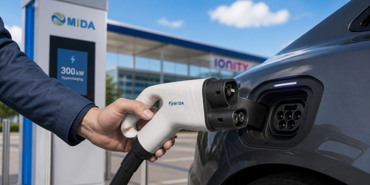 MIDA 300A CCS2 Truck Fleet Charging