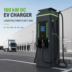 MIDA 120kW DC Fast Charger Dual Guns CCS2 1000V Commercial EV Charging Station CE