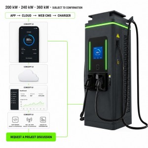 MIDA 120kW DC Fast Charger Dual Guns CCS2 1000V Commercial EV Charging Station CE