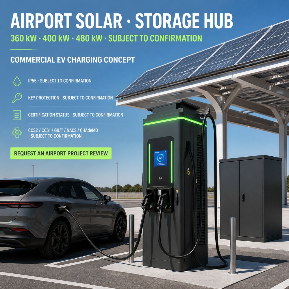 MIDA 120kW DC Fast Charger Dual Guns CCS2 1000V Commercial EV Charging Station CE - 3. High-Efficiency Modular Silicon Carbide (SiC) Power Architecture
