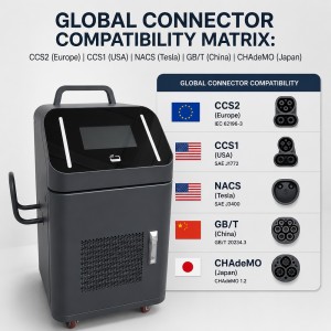 30kW High-Efficiency Portable DC EV Charging Unit with 96% Conversion Power Module