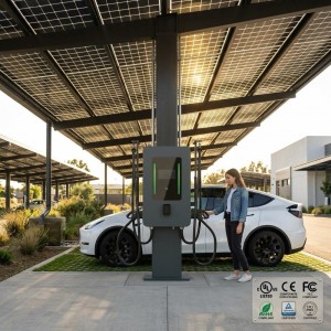 MIDA 60kW Dual CCS2 DC Fast Charging Pile, Floor-standing Smart EVSE Station with CE/TUV Certification