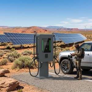 MIDA 60kW Dual CCS2 DC Fast Charging Pile, Floor-standing Smart EVSE Station with CE/TUV Certification