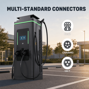 MIDA 400kW HPC Ultra Fast DC Charging Station Dual CCS2 with POS Credit Card Reader