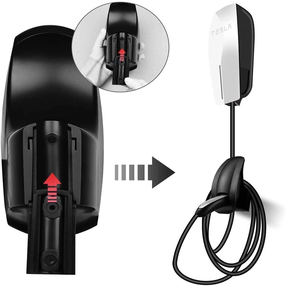 Model X Cable Holder, EV Charger Type 2 Wall Mount for T-e-SLA