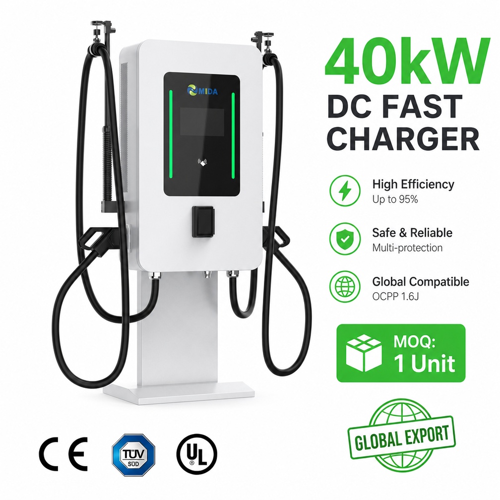 High Reliability 80kW Dual Port Pedestal DC Fast EV Charger with Intelligent Temperature Control - 2. 150V–1000V Ultra-Wide Voltage Matrix & High-Power Output