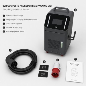 MIDA 30kW Universal Portable DC Charging Station CCS1 CCS2 Multi-Standard for Commercial Use
