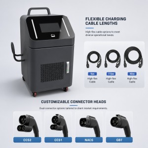 MIDA 30kW Universal Portable DC Charging Station CCS1 CCS2 Multi-Standard for Commercial Use