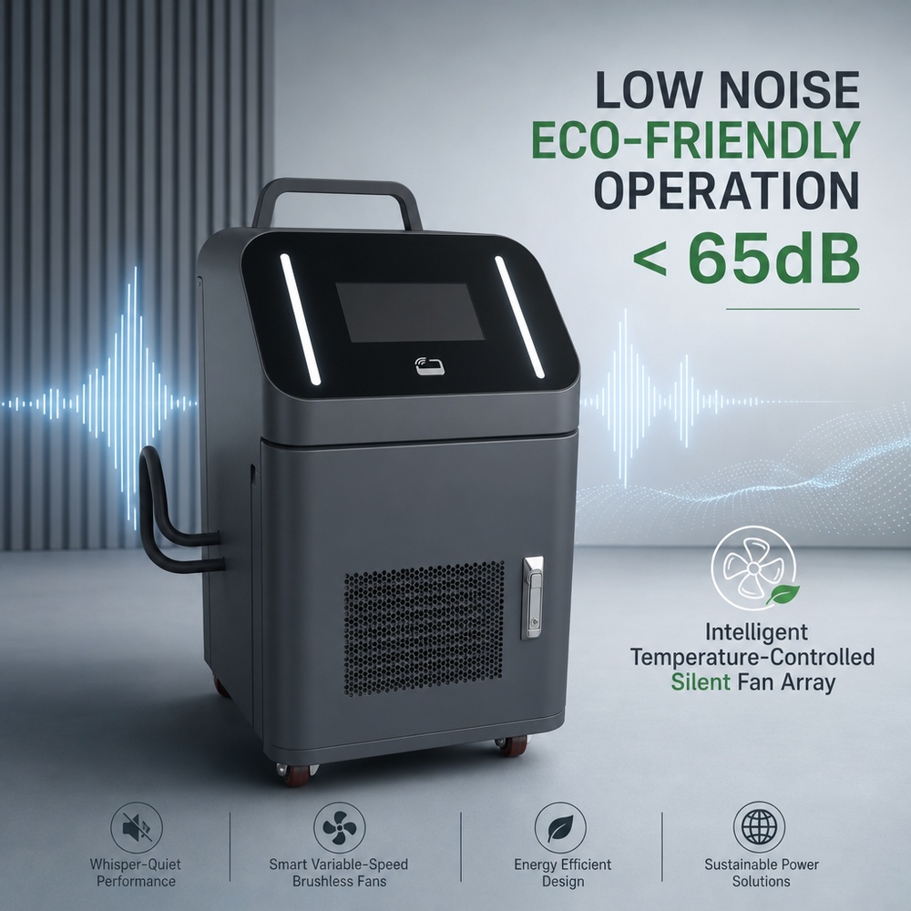 30kW Industrial Mobile DC Fast EV Charger with Advanced Heat Dissipation and Low Noise Design - Ergonomic Mobility