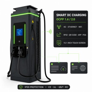 MIDA 120kW All-in-One DC Fast EVSE Station Dual CCS2 with Smart RFID and 4G Cloud