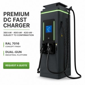 MIDA 400kW Split Power DC Fast EVSE Station Dual Dispensers CCS1 NACS 4G Cloud