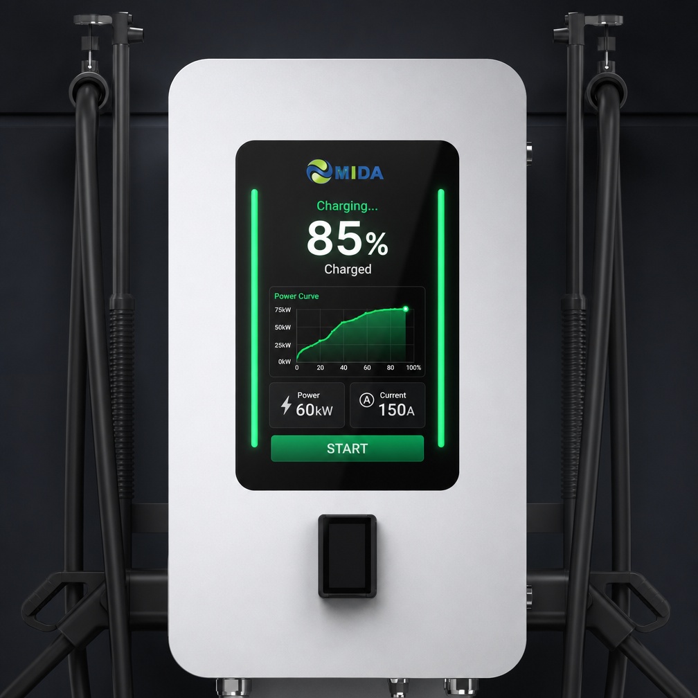 High Reliability 80kW Dual Port Pedestal DC Fast EV Charger with Intelligent Temperature Control - 3. High-Efficiency Modular Silicon Carbide (SiC) Power Architecture