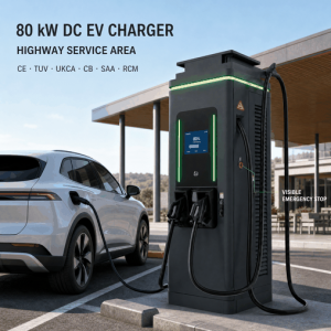 400kW Highway HPC Ultra Fast EV Charging Station Dual Connectors 600A Liquid Cooled
