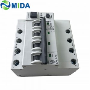 40A /63A 30mA 2P 4P Type A RCBO  with Overcurrent Protection