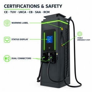 MIDA 90kW High Power DC Fast Charger Dual CCS2 OCPP 1.6J for Highway and Fleet