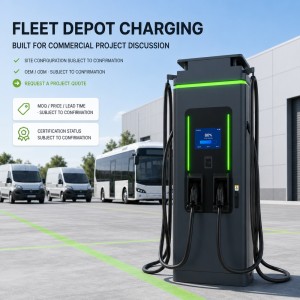 MIDA 90kW High Power DC Fast Charger Dual CCS2 OCPP 1.6J for Highway and Fleet