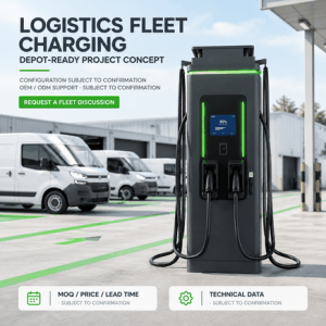 MIDA 200kW All-in-One High Power DC EVSE Station CCS1 NACS with 4G Cloud Management