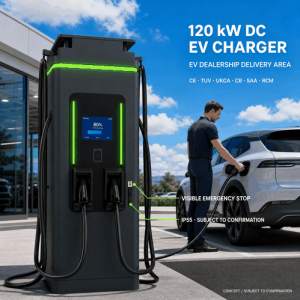 MIDA 200kW All-in-One High Power DC EVSE Station CCS1 NACS with 4G Cloud Management