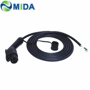 16A Type 1 J1772 EV Charging Plug Connector with 5m Cable