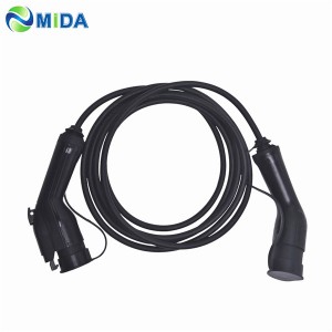 5m 32A type 1 to type 2 ev charging cable for electric vehicles charging