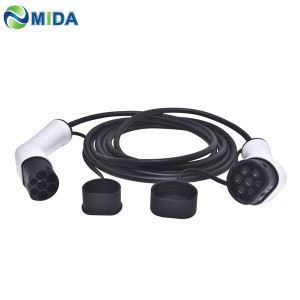 5m 16A single phase type 2 to type 2 ev charging cable for electric vehicles charging