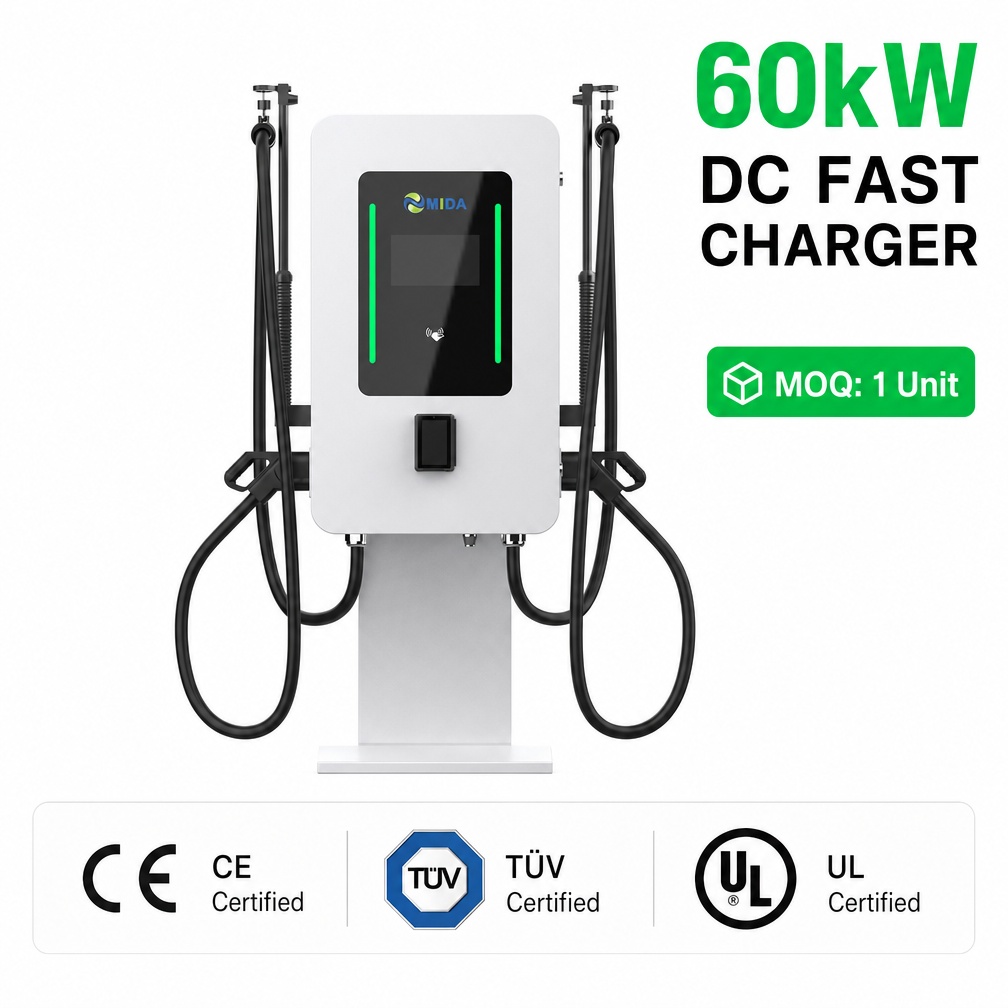 High Reliability 80kW Dual Port Pedestal DC Fast EV Charger with Intelligent Temperature Control - 4. Intelligent Dynamic Power Allocation & Multi-Standard Dual Connectors