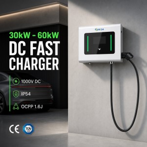 MIDA 30kW Single Connector Wall Mounted DC Fast Charger CCS1 for Workplace Fleet Management
