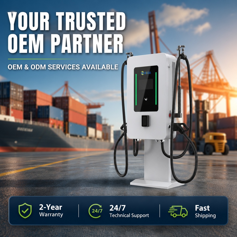 Efficient 60kW Dual Gun Pedestal DC Fast Charging Station for Urban Electric Taxi Hubs - 6. Rugged IP55 Weatherproof Enclosure & Comprehensive Safety Protection