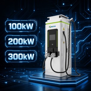 MIDA 400kW Ultra Fast DC EV Charger Station with POS Credit Card Reader and ISO 15118