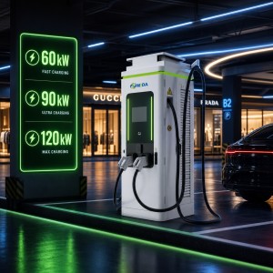 High Efficiency 100kW DC Fast Charging Station Dual Port CCS2 for Commercial EV Hub