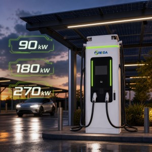 High Efficiency 100kW DC Fast Charging Station Dual Port CCS2 for Commercial EV Hub
