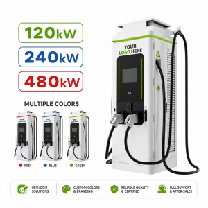 MIDA 120kW DC Fast Charging Station Dual Gun CCS2 for Highway Commercial EV Hub