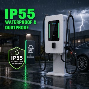 MIDA 80kW Dual Gun DC Fast Charging Station Floor Mounted with Smart Power Balancing